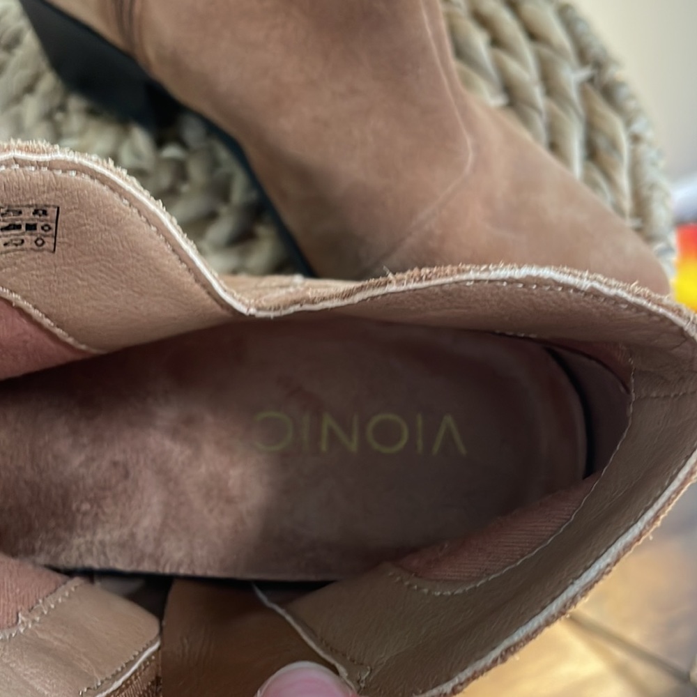 Vionic Tan Ankle Boots - Picture 7 of 7